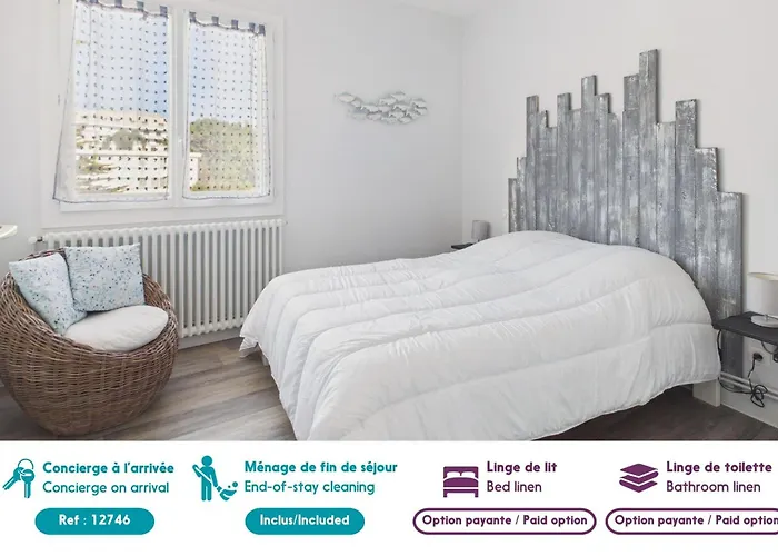 Appartement Vue Mer, à 50 M, 2 Adultes 2 Enfants *